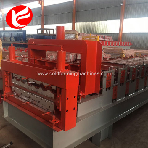 Glazed  tile double layer roll forming machine